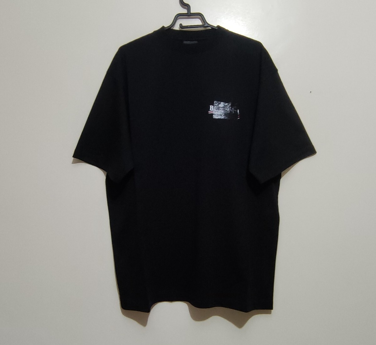 Balenciaga T Shirt Mirror Black Tshirt Large Fit Authentic M