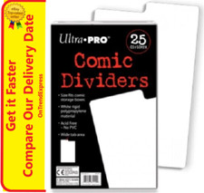 Ultra PRO Comic Book Dividers Index White 25ct 185 x 280mm Acid Free NEW