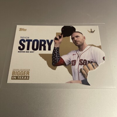 2022 Topps X Bobby Witt, Jr. CROWN Trevor Story BIGGER IN TEXAS Die-Cut (CL2)