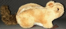 2x Vintage Dakin 1974 13" Chipmunk W Movable Tail 1974 13" Bunny W Bow