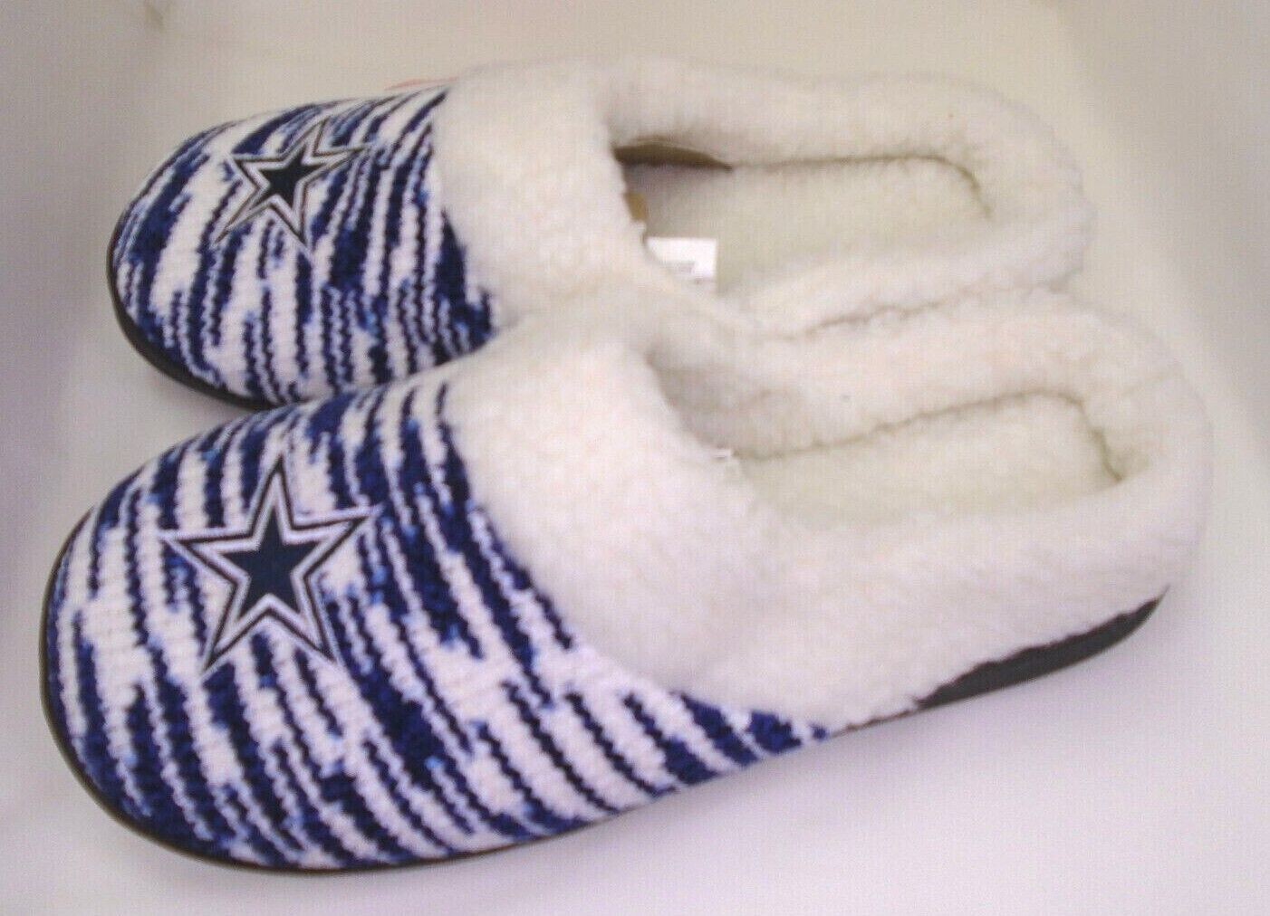 SAOLA Ciabatte da donna NFL foderate in sherpa colorblend suola coppa