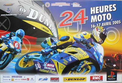 Affiche Originale 24 Heures Du Mans 2005 - Course Automobile - Occasion