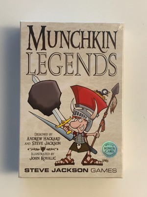 MUNCHKIN LEGENDS Steve Jackson Games 2013 Card Game NEW & SEALED (1st Edition)