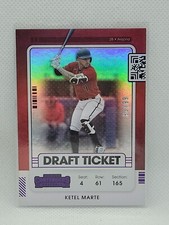 Ketel Marte 2021 Contenders Baseball Draft Ticket Purple #95 NrMt Ser #83/99