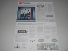 Akai Open Reel to Reel GX-260D Stereo Brochure '78 4 pages, Article, Specs, Info