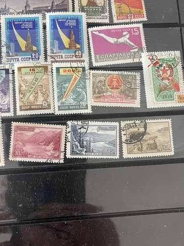 1950-1959, USSR-Soviet Union/RUSSIA. 1 Stock Pages With 75 Stamps - Picture 10 of 11