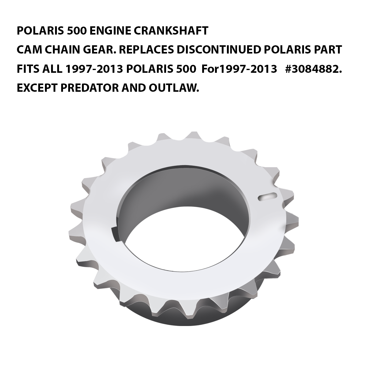 Engine Crankshaft Cam Chain Gear Fits Polaris 500 All 19972013 Replace 3084882 eBay
