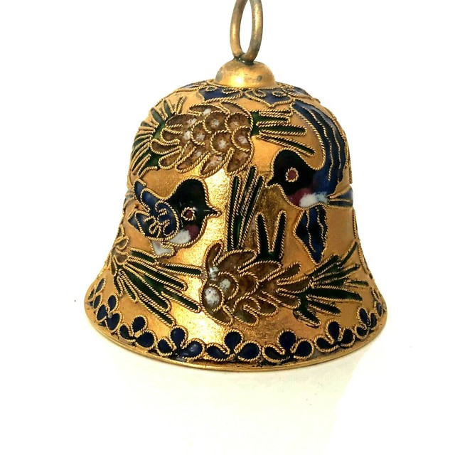 cloisonne bird bell cloisonne bird bell