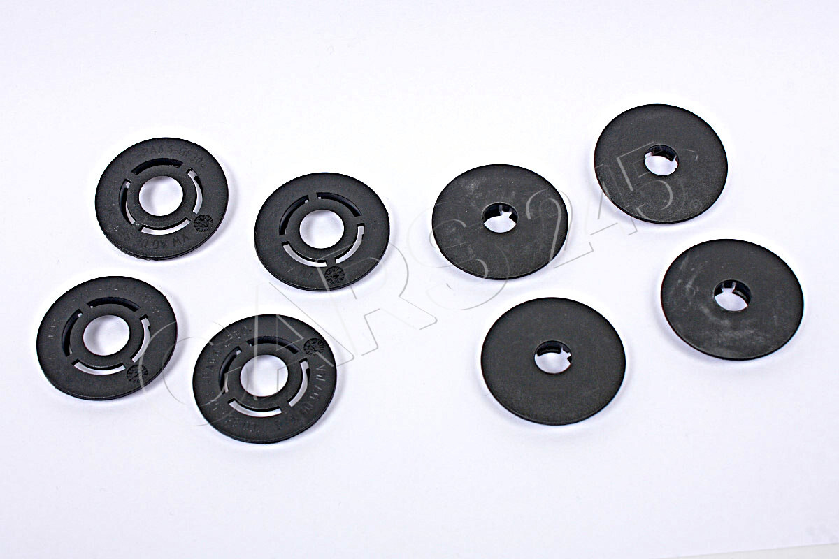 Genuine VW SKODA SEAT AUDI Floor Mat Fastener 4 pcs Clips Carpet Clamps eBay