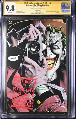 BATMAN: The KILLING Joke CGC 9.8 9th Print SS Bolland Pop: 1