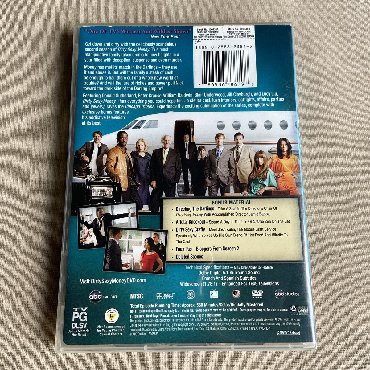 Dirty Sexy Money: Complete Second / Final Season (DVD 2009 3-Disc