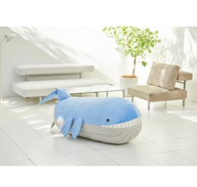 Wailord BIG Size Cushion Plush Doll Stuffed Toy Pokemon Center 57in (145cm) 