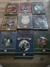 Savage Worlds HELLFROST 10 Book Lot Player's Guide, Bestiary, Gazetteer And More