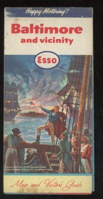 1961 Baltimore and Vicinity ESSO Map