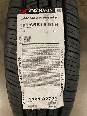 4 New 195 65 15 Yokohama Avid Ascend GT Tires | eBay 