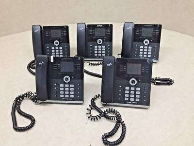 Lot of 5 HTEK UC923 Enterprise HD IP Phones