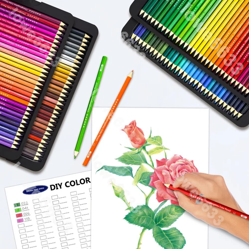 120 Color Premium Art Drawing Pencils for Adults Coloring Books Soft Core NEW - Picture 7 of 21