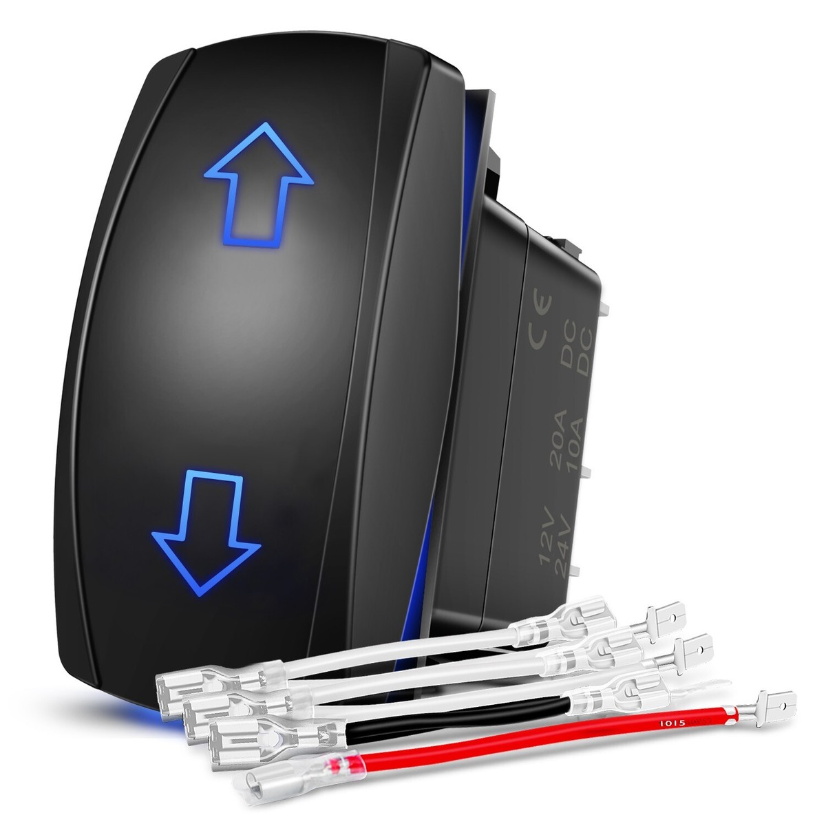 Nilight Arrows Motor Polarity Reverse Momentary Rocker Switch 7PIN