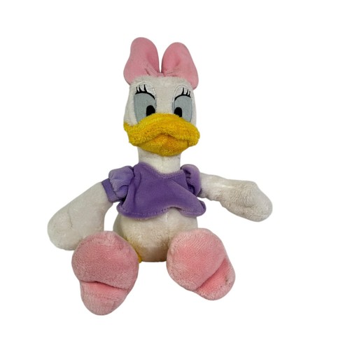 Disney Store Daisy Duck Plush Toy – 8” Tall – Soft Stuffed Animal – Kids Gift