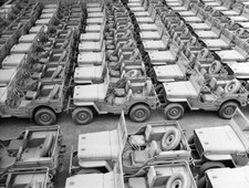 Ww2 Wwii Photo World War Two Jeep Production Willys Ford Us Army 3145