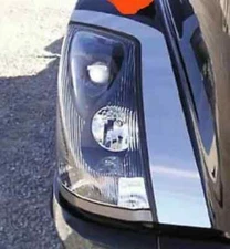 L Shape Chrome Stainless Steel Fender Trim Set For Volvo VNL 2004-2017