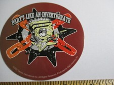 Spongebob Squarepants Sticker Party Like an Invertebrate Nickelodeon NOS 2005