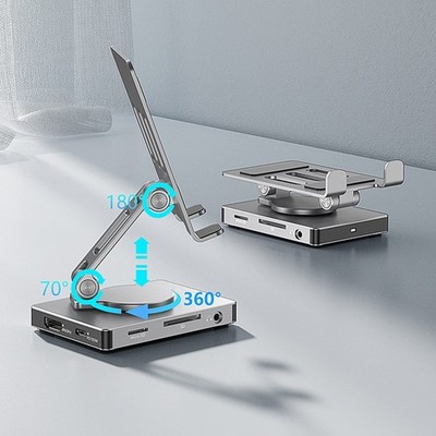 Kompakte Aluminium Dockingstation für Nintendo Switch 2 und für iPhone 8 4K 60