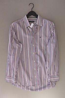  Casa Moda Langarmhemd Regular Hemd für Herren Gr. 52, L gestreift lila  