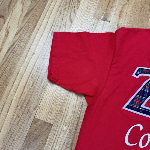Vintage ZTA Zeta Tau Alpha Fraternity Single Stitch Red T Shirt USA Sz XL - Picture 3 of 9