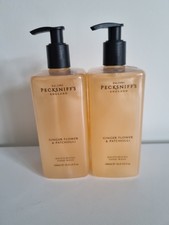 Pecksniffs Hand Wash Duo 2x500ml GINGER FLOWER & PATCHOULI new Moisturising 10.99 per litre