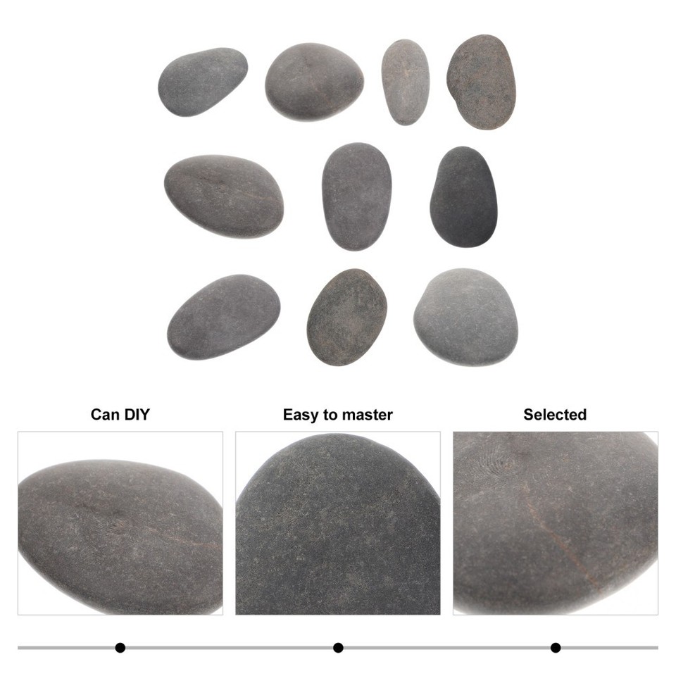 10pcs Creative DIY Painting Rocks Kids Painting Rocks Craft Painted ...
