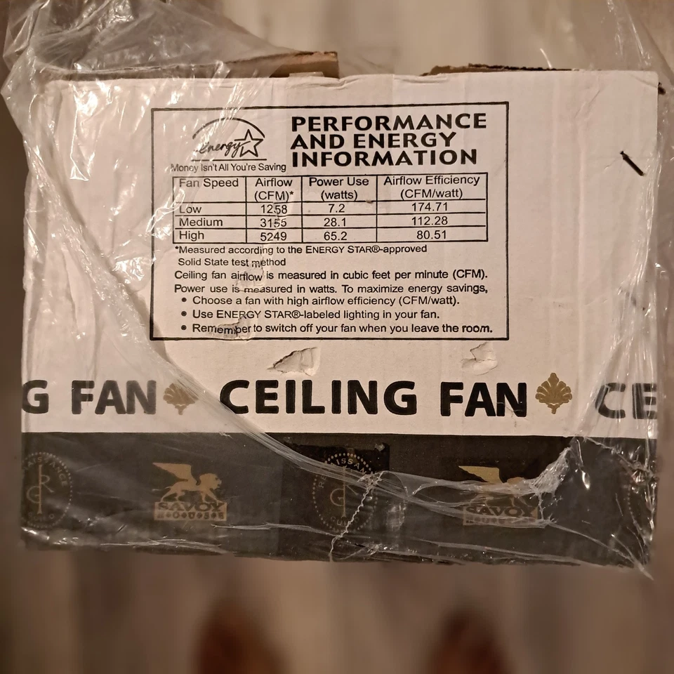 Savoy House Builder Specialty White Energy Star 52" x 13.25" Airflow Ceiling Fan - Image 4 of 4