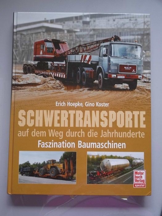3 Bücher Schwertransporte Faszination Baumschinen Trucknology Generation Lastwag