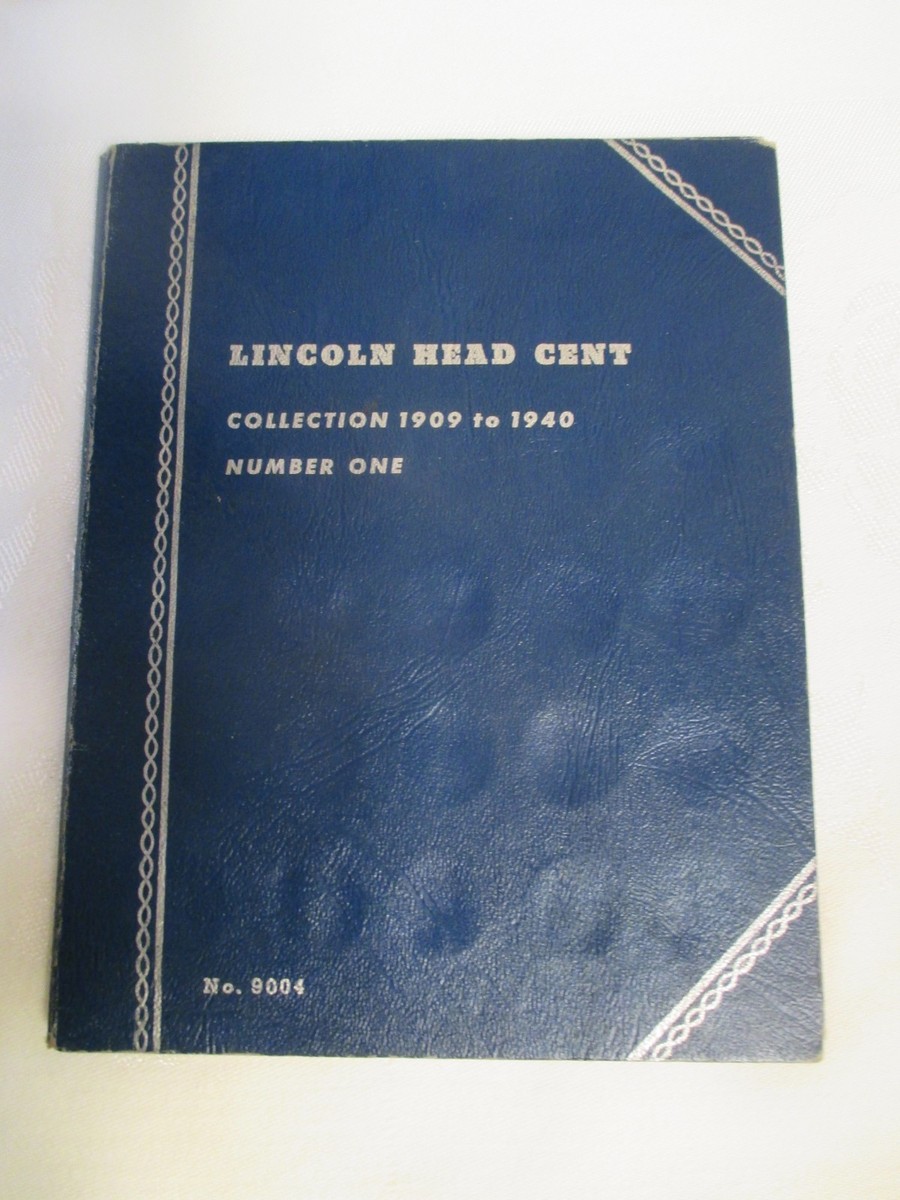Lincoln Head Cent - Collection 1909 to 1940 Number One (please see
