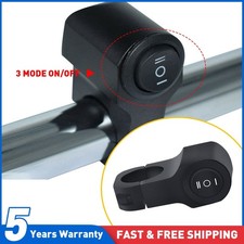 Motorbike Motorcycle Handlebar Headlight Fog Spot Light On Off Switch Waterproof