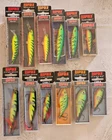 Lot of 12 Rare RAPALA FT Lures (STD7 , MR , LC , TE7 , RNR , CNM , CNR )