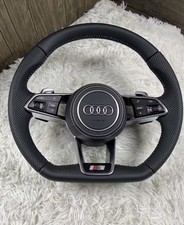 Volante Audi Stile R8 Sline/Rs Completo Di Airbag A3,A5,A4,A7,A6,Q3,Q5,Q7