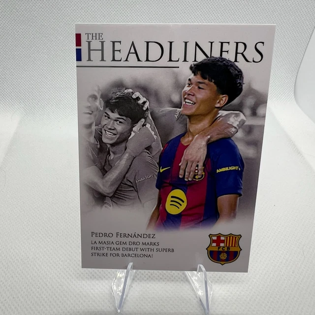 2025/26 Futera Headliners Barcelona Pedro Fernandez /499