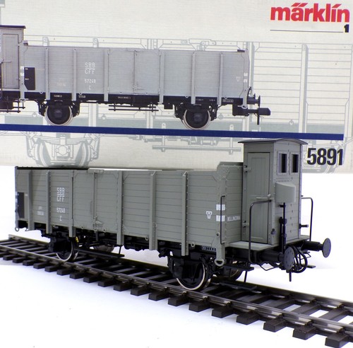 MÄRKLIN NEW SCALA 1 CARRO APERTO CON GARITTA PORTE APRIBILI 57248 SBB art 5891 | Zustand: Usato