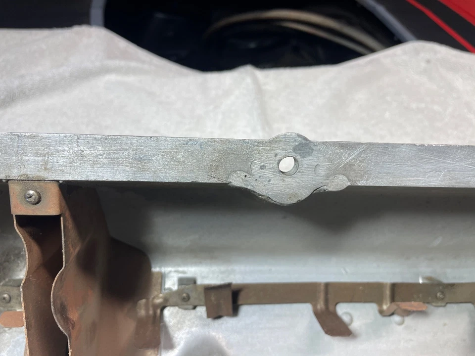 Boss Mustang Cougar 1970 1971 original Boss 302 351 cubiertas de válvula de aluminio con aletas Foto 3 de 4