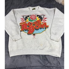 Vintage 1995 Rose Bowl Sweatshirt Mens XL Gray Home Team Advantage Made in USA