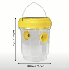 Hanging Wasp Trap for Fruit Fly Hornet Outdoor Indoor Deterrent pest control