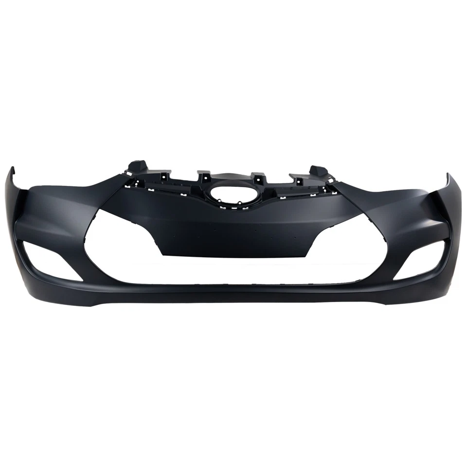 Front Bumper Cover For 2012-2017 Hyundai Veloster With Fog Lamp Holes Primed - Image 2 of 4