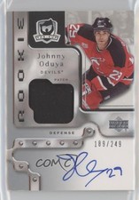 2006-07 Upper Deck The Cup Rookie 189/249 Johnny Oduya #140 Patch Auto 1e15
