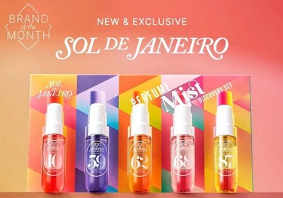 Sol de Janeiro Perfume Mist Discovery Set Lim Ed Cheirosa 40, 68, 59, 87, 62 USA
