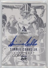 2018 Panini Luminance Rookie Ink Blue 67/75 Simmie Cobbs Jr #RI-SIC Auto nd3