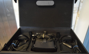 Meta Oculus Rift CV1 VR Head Set With Controllers And 2 Sensors