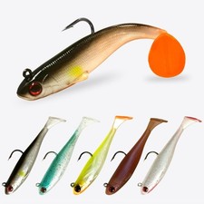 Sinking Baits for Trout Pre-Rigged Soft Swimbait Fishing Accessories