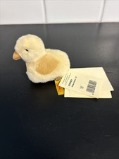Vintage Steiff Germany Woolen Chick Chicken Plushie 075421 New Adorable W/ Tags