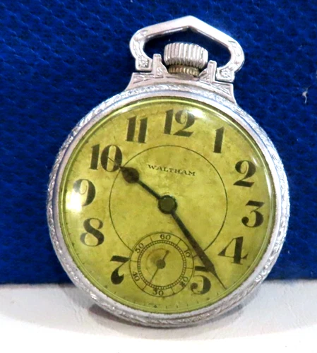 ANTIQUE WALTHAM POCKET WATCH AWWCO #11334816 NOT RUNNING